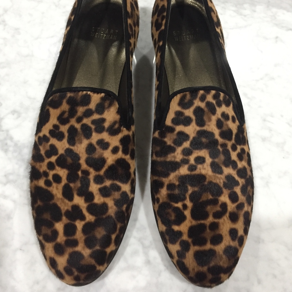 Stuart Weitzman Leopard Loafers/Flats